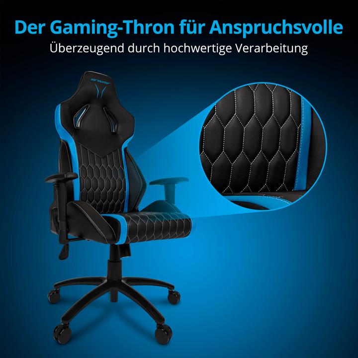 Actual product image Medion Gaming Chair ERAZER Druid P10 Blue / Black
