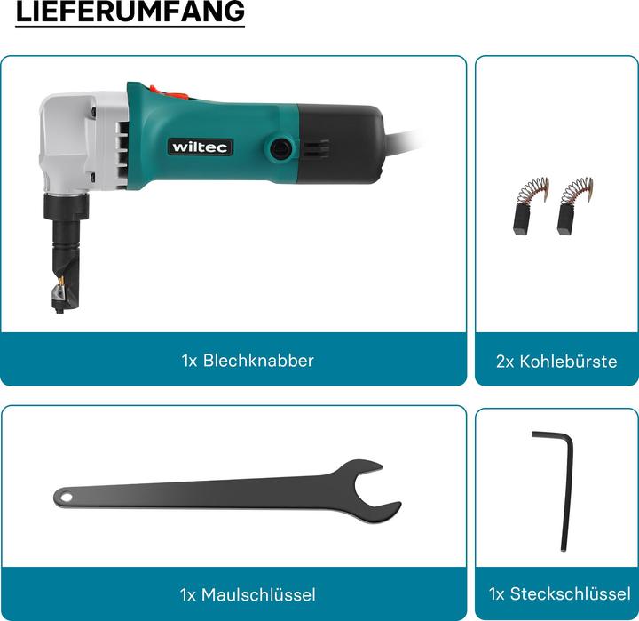 Image du produit Wiltec Blechknabber (2500 mm)