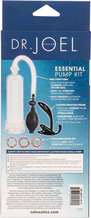 Actual product image CalExotics Dr. Joel Kaplan® Essential Pump Kit