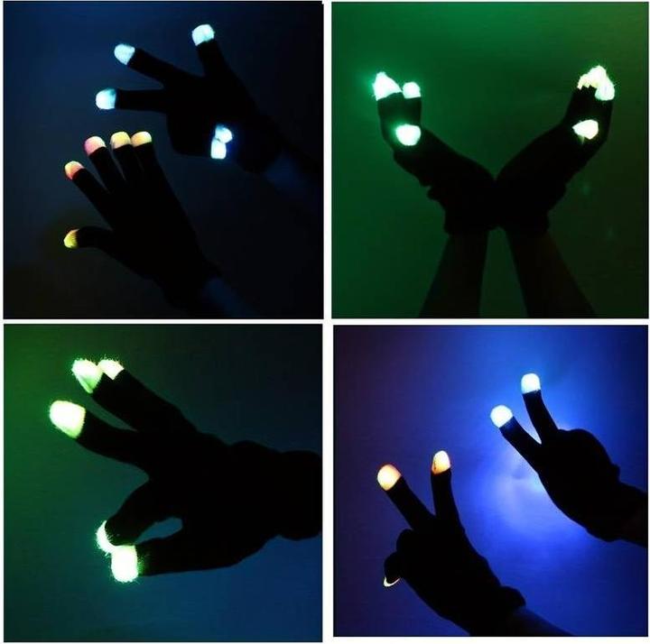 Immagine prodotto Cbx Guanti LED, guanti luminosi (Taglia unica)