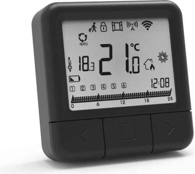 Actual product image Inngenso Digital thermostat IT 201 black