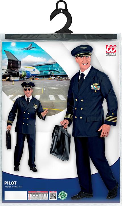 Produktbild Widmann Piloten Anzug Mit Hut (3XL)