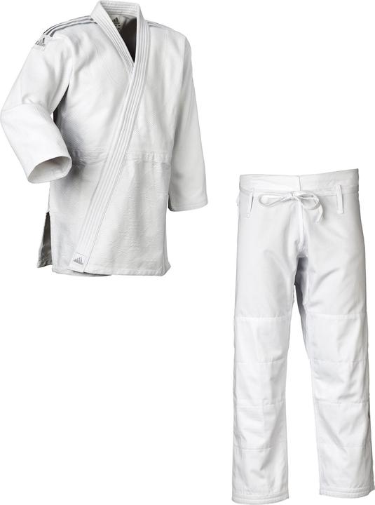 Produktbild adidas Judo-Anzug "Contest" weiss/silberne Streifen, J650 (170)