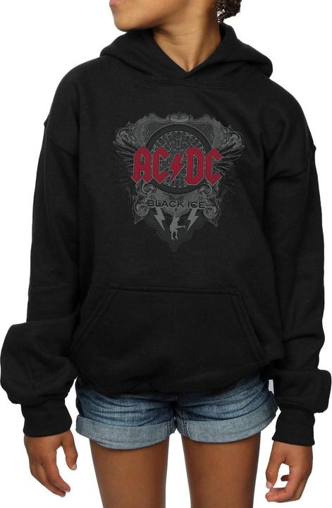 Produktbild AC/DC Black Ice With Red Kapuzenpullover Mädchen (140, 146)
