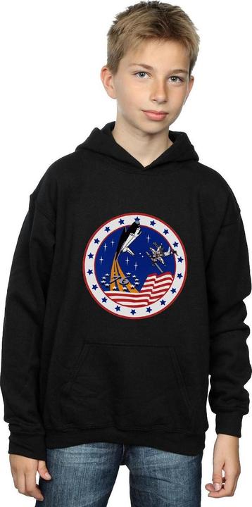 Immagine prodotto Nasa Classic Rocket 76 Felpa con Cappuccio Ragazzi (152, 158)