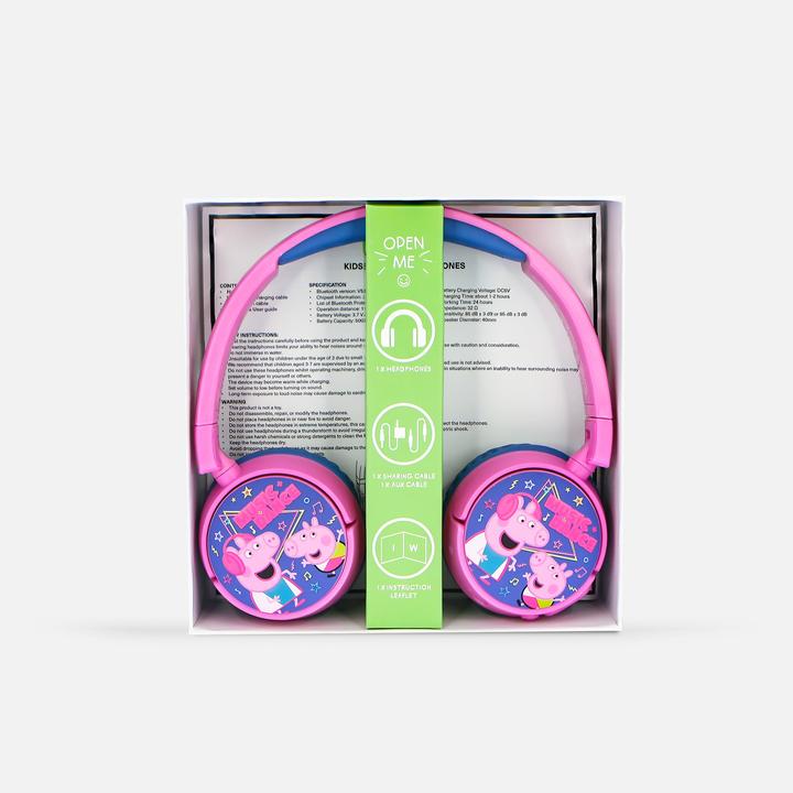 Actual product image OTL Bluetooth Headset w/Perental Control - Peppa Pig Dance (PP982)