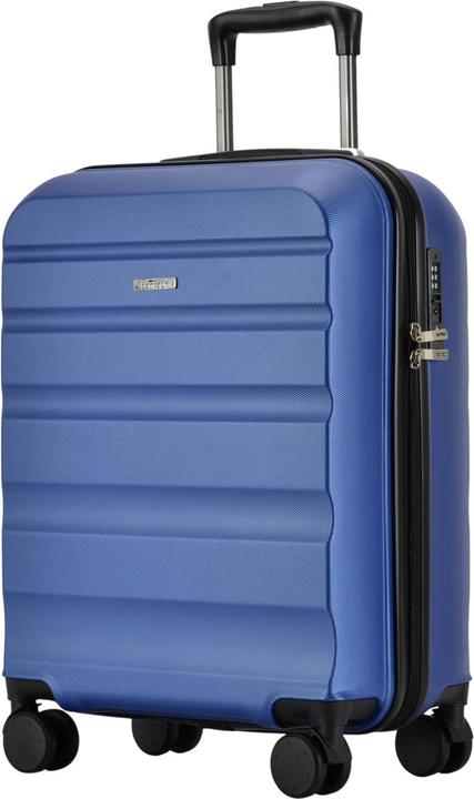 Produktbild Bontour Hartschalenkoffer mit TSA-Schloss, 55x40x20cm, Blau