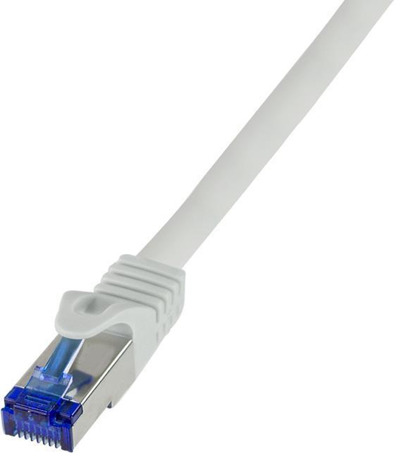 LogiLink Patchkabel Ultraflex, Kat.6A, S/FTP, 2,0 m, grau mitCat.7 Rohkabel, extra flexibles & weiches Kabel (S/FTP, CAT6a, 2 m)