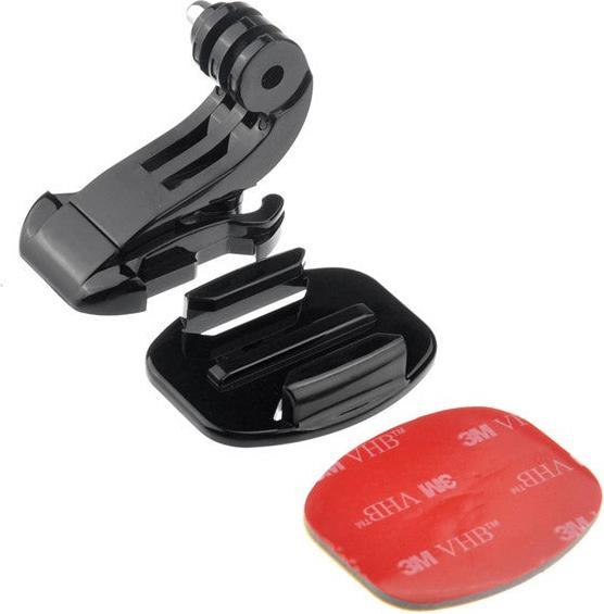 Produktbild Hermex HERO 5 / 4 / 3+ / 3 / 2 / 1 kompatibel J Hook Buckle Quick Release J-Adapter + Flach Halterung K... (1, 3, 4, hero 5)