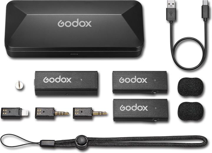 Image du produit Godox MoveLink Mini LT Kit2 Système de microphone sans fil 2.4GHz
