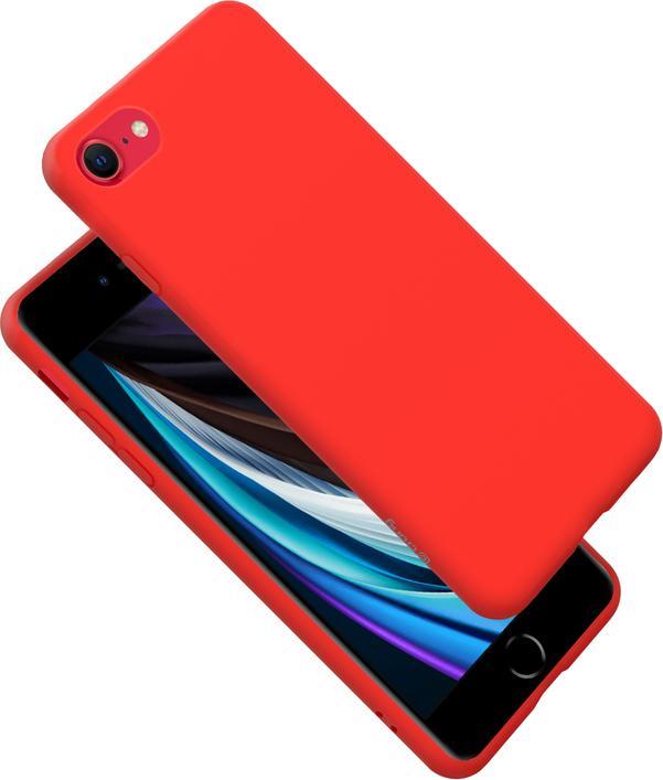 Actual product image Crong Color Cover - case for iPhone SE 2020/8/7 (red) universal (Apple iPhone SE (2nd Gen))