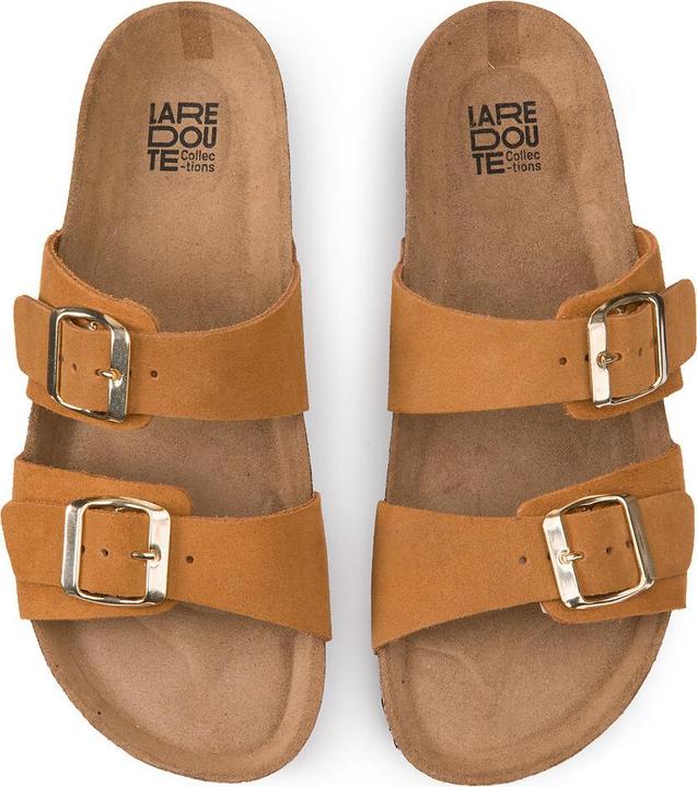 Actual product image La Redoute Collections Mules with 2 suede straps (42)