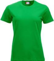 Clique Damen T-Shirt Classic-T 029361, Baumwolle, apfelgrün, Grösse XL (XL)