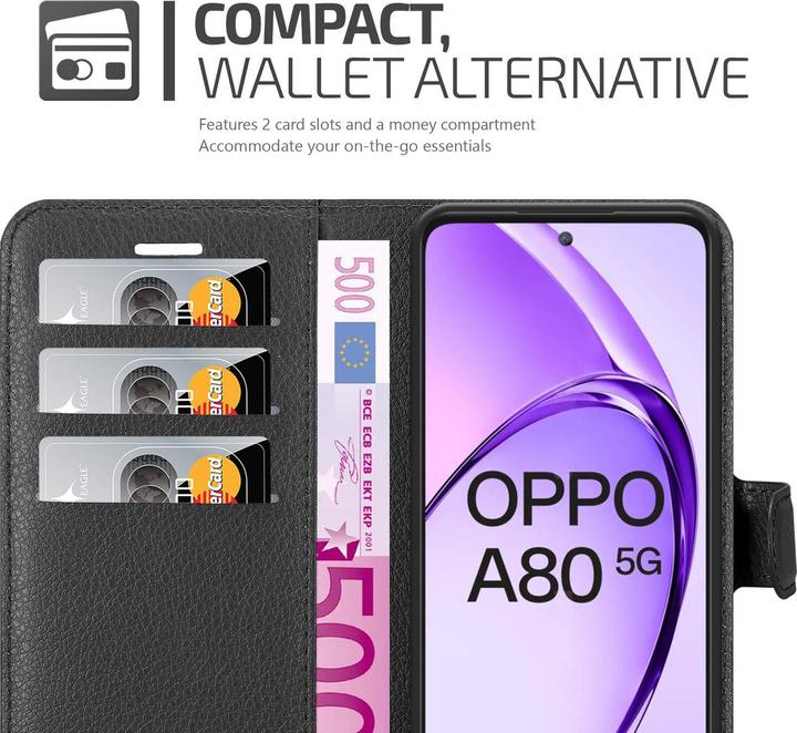 Actual product image Cadorabo Case for Oppo A80 with Stand function (Oppo A80)