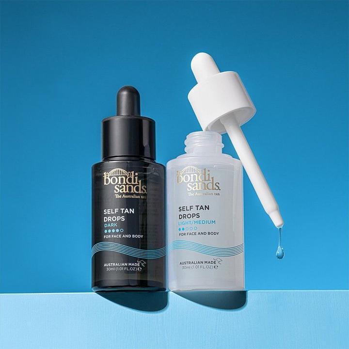 Actual product image Bondi Sands Face Drops - Face Drops Light/Medium (Self tanning serum, 30 ml)
