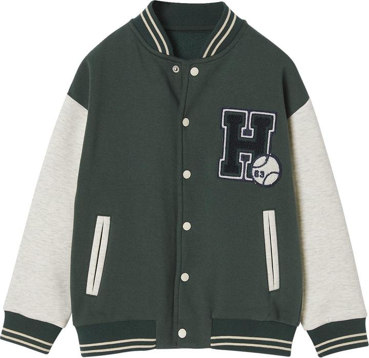Image du produit Vertbaudet Jungen College-Sweatjacke mit Aufnäher Oeko-Tex (92)
