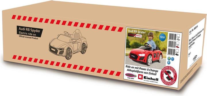 Produktbild Jamara Ride-on Audi R8 Spyder weiss 18V Einhell Power X-Change (18 V)
