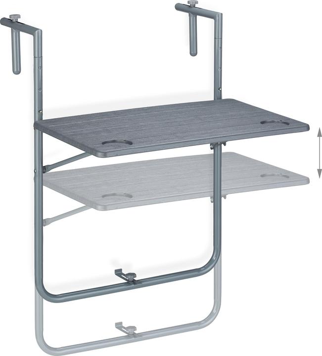 Produktbild Relaxdays Balkonhängetisch (59.50 cm)