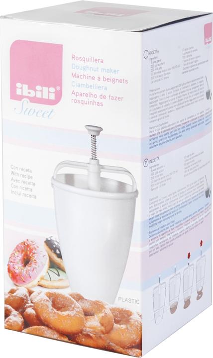 Actual product image Ibili Donut maker plastic white For preparing donuts