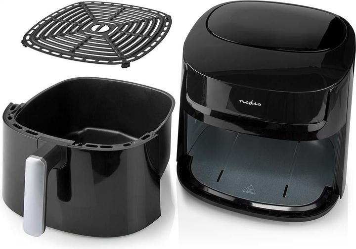 Produktbild Nedis Heissluft Friteuse | 7,2 l | Timer: 240 min | Anzahl voreingestellter Programme: 8 | Digital | (EU-Stecker)