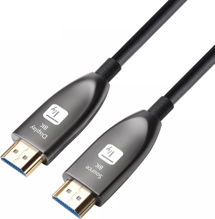 Produktbild Techly HDMI 8K 60Hz AOC LWL Kabel 10m (10 m, HDMI)