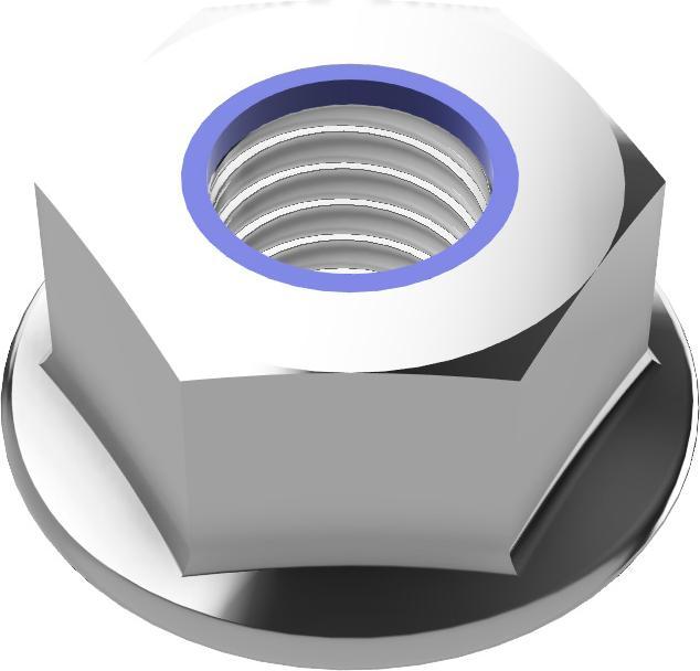 Immagine prodotto Offgridtec Dado flangiato autobloccante con denti di bloccaggio DIN6926 A2 V2A in acciaio inox 25 pz. M4 (M4, M5, M6, M8, M12, M3, M10)