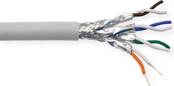 Produktbild Value S/FTP-(PiMF-)Kabel, Kat.8 (Class I), Massivdraht, AWG22, LSOH (S/FTP, CAT8.1, 100 m)