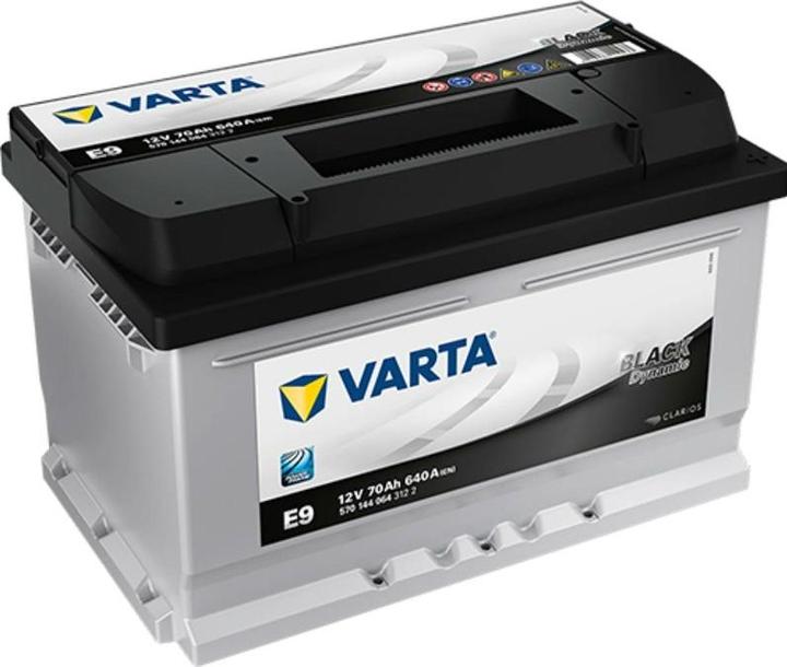 Immagine prodotto Varta Nero dinamico E9 (12 V, 0.07 Ah, 640 A)