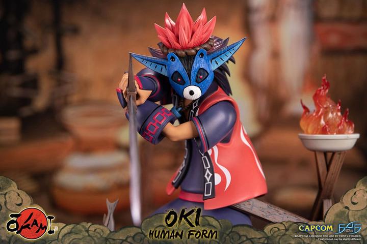 Actual product image First 4 Figures Okami statuette Oki (Human Form) 38 cm
