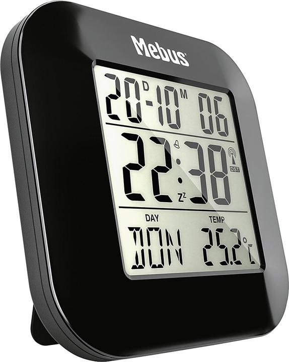 Produktbild Mebus MEB Funkwecker digital schwarz