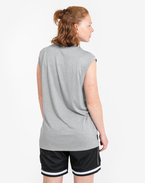 Actual product image Kipsta Damen/Herren Basketball Trikot ärmellos - Fast 500 grau (XXL)