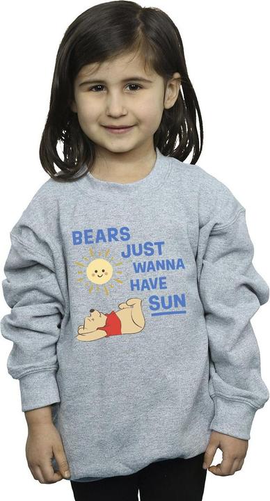 Image du produit Disney - Sweat WINNIE THE POOH BEARS JUST WANNA HAVE SUN - Fille (152, 158)
