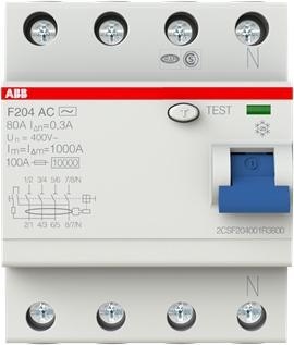 Immagine prodotto ABB F204A-80/0,3 Interruttore differenziale 80A