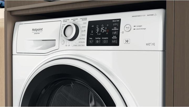 Immagine prodotto Hotpoint Active NDB 10736 WA IT lavasciuga Libera installazione Caricamento frontale Bianco D