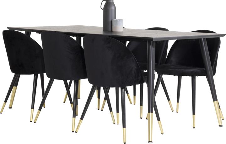 Actual product image Venture Home Dipp, Velvet (75 x 180 x 90 cm)