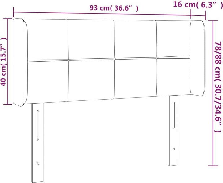 Immagine prodotto VidaXL Benson (93 x 16 x 88 cm)
