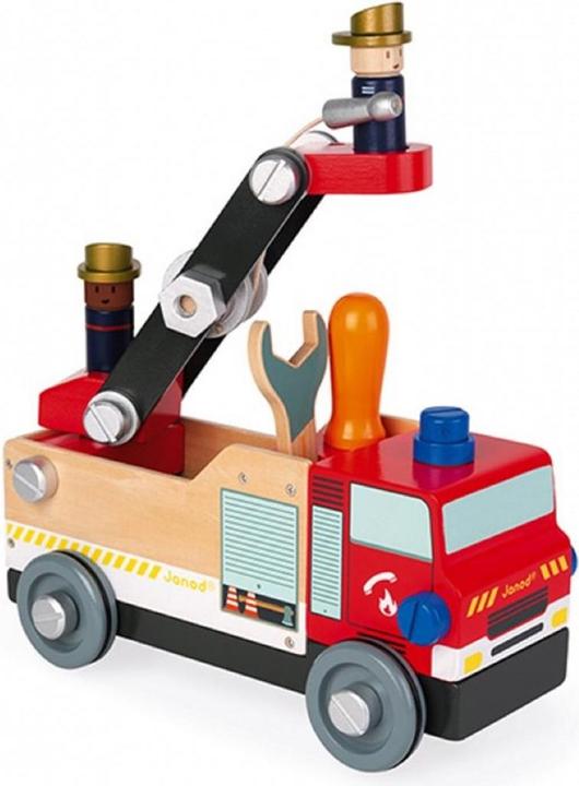 Image du produit Janod Camion de pompiers Brico'Kids