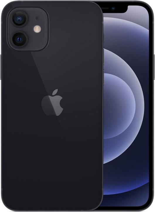 Produktbild Re!commerce iPhone 12 (256 GB, Black, Schwarz, 6.10", 12 Mpx, SIM + eSIM, A / Wie neu)