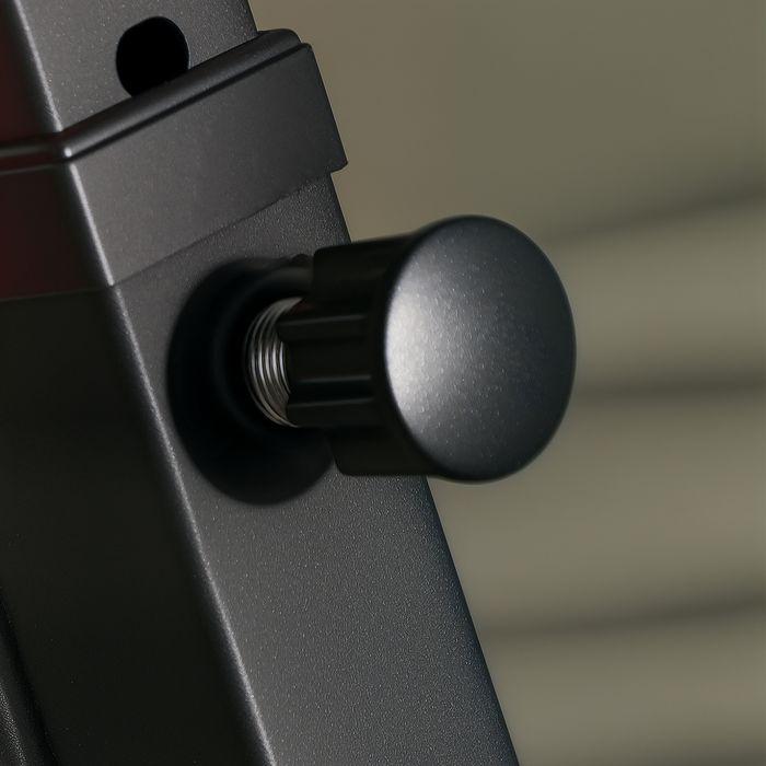 Actual product image Swisshandel24 Multifunktionale Hantelbank, verstellbar, klappbar, bis 120 kg, Schwarz