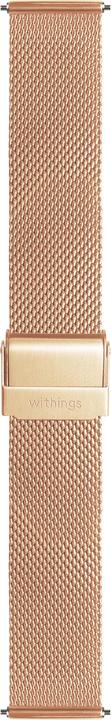 Image du produit Withings Bracelet boucle en maille (18 mm, Acier inoxydable et revêtement PVD)