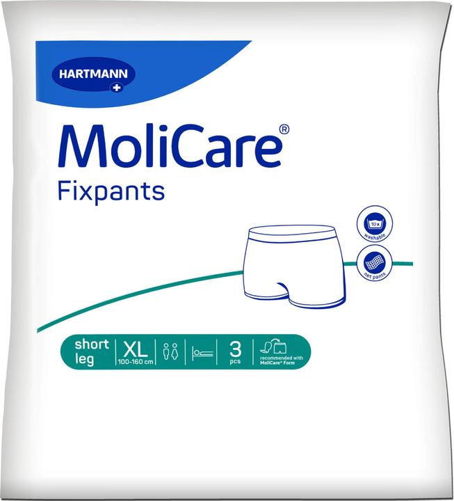 Produktbild Hartmann MoliCare Fixpants XL short leg Fixierhose für Inkontinenzvorlagen, 3 St. Fixierhosen (3 x, XL)