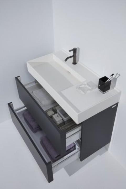 Produktbild Laufen Kartell Waschtischunterbau, 2 Schubladen, 880x450x600mm, für WT H810338, H407618033