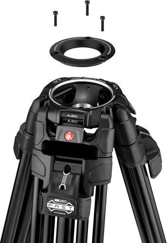 Actual product image Manfrotto 526, Fast Twin, Alu, 2n1 (Metal)