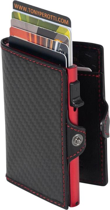 Noir avec boîtier en aluminium rouge