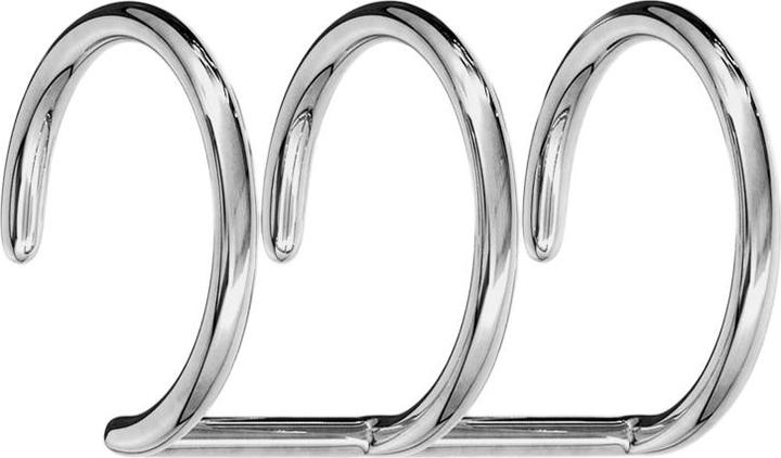 Produktbild Star Piercing Fake Ear Cuff silber mit 3 Ringen (Chirurgenstahl 316L mit Kristall)
