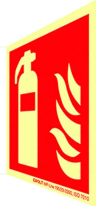 Actual product image Werkstarck Photoluminescent fire protection signs