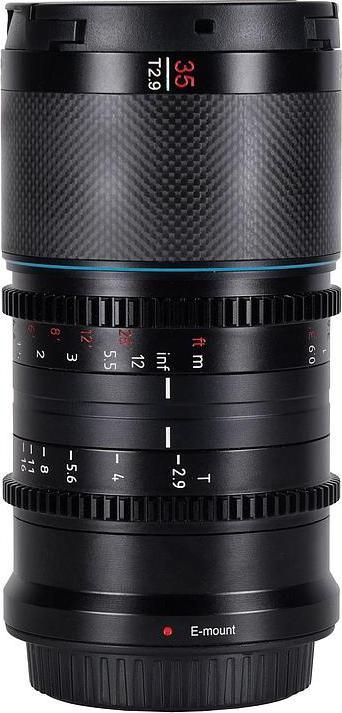 Image du produit Sirui Saturn 35mm T2.9 1.6x Objectif plein format en carbone anamorphique Fuji X-Mount X35B (Fujifilm X, Plein format)