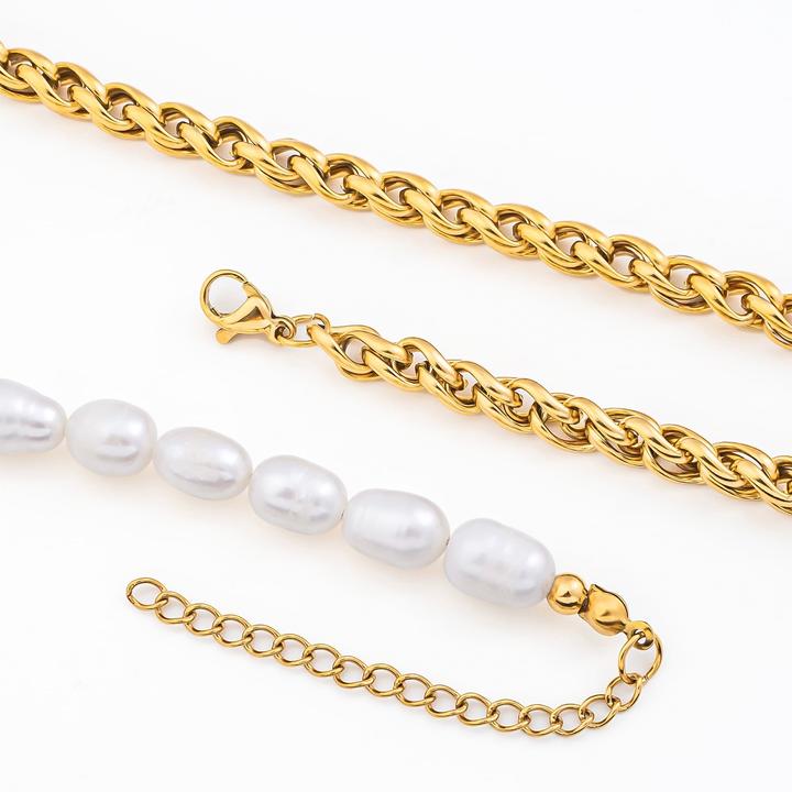 Immagine prodotto Sensora Jewelry Collana di perle cubane (Acciaio inossidabile)