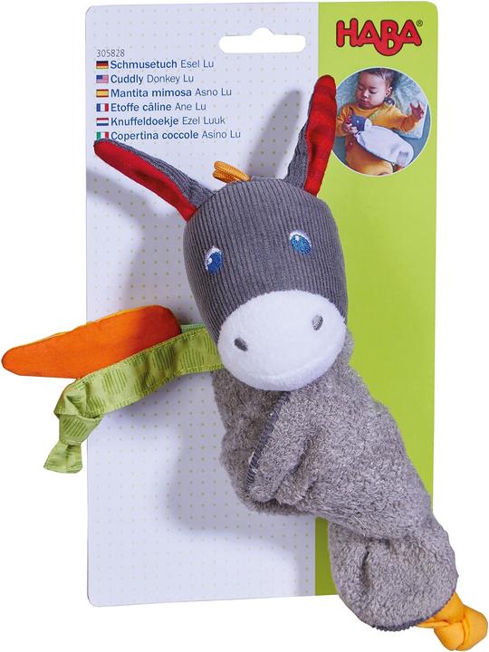 Produktbild Haba Knuffeldoekje Ezel Luuk