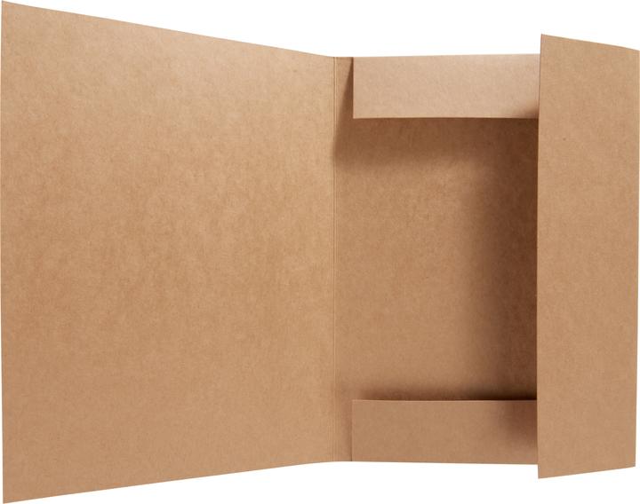 Immagine prodotto VBS Cartella in cartone kraft per documenti, DIN A3, 3 pezzi (A3, 3 x)